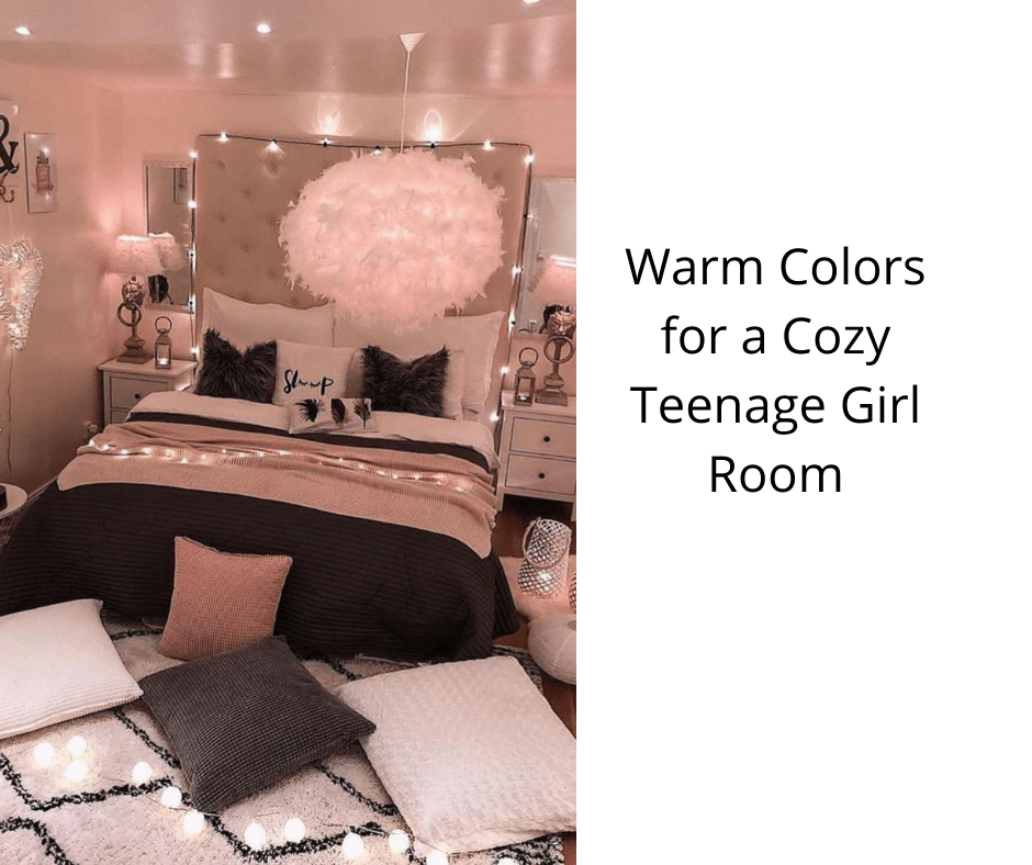 Warm Colors for a Cozy Teenage Girl Room