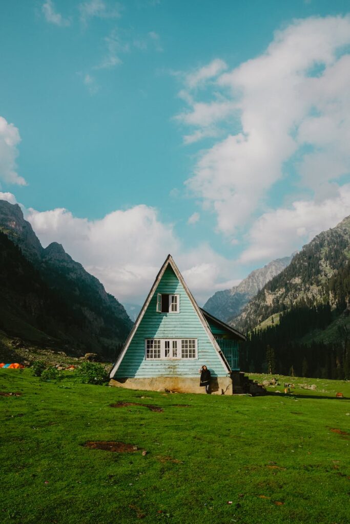 a house in mountains