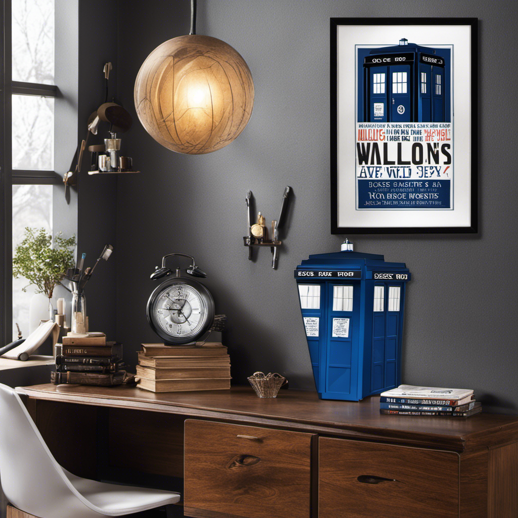 An image capturing the essence of Doctor Who Wall Decor