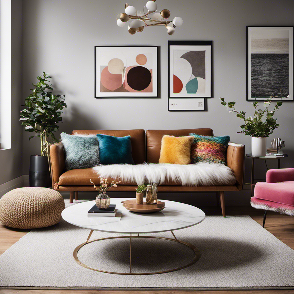 An image showcasing a stylish living room