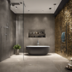 An image showcasing a wide array of meticulously arranged shower tile stone decor samples, displaying captivating patterns, textures, and colors, inviting readers to explore the art of selecting the perfect shower tile