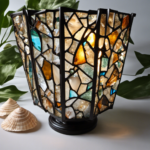 An image showcasing alternative materials for a broken glass to use in a decorative lantern