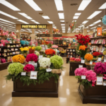 An image showcasing a vibrant Hobby Lobby store aisle adorned with an array of exquisite table decor items