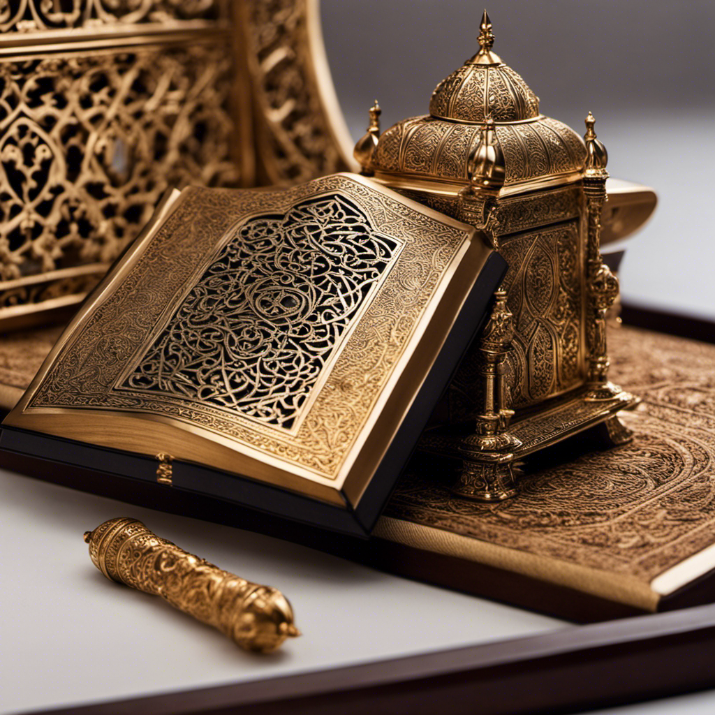 An image featuring a decorative sculpture placed next to a Quran, symbolizing the clash between Islamic beliefs and ornamental home decor
