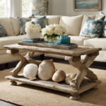 An image showcasing the essence of coastal decor with a rustic twist