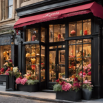An image showcasing a vibrant, bustling street lined with charming boutique stores, each adorned with eye-catching window displays filled with tasteful home decor items, enticing passersby to explore and discover their perfect pieces