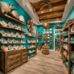 An image showcasing a vibrant beach-inspired boutique in Panama City Beach