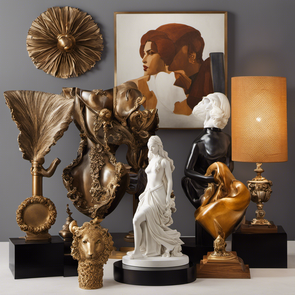 An image showcasing a diverse group of individuals, each holding a unique decorative item representative of their personal style