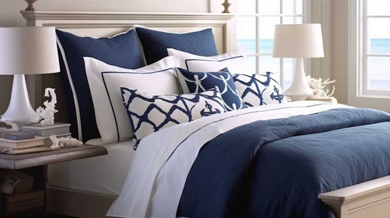 nautical color bedding set