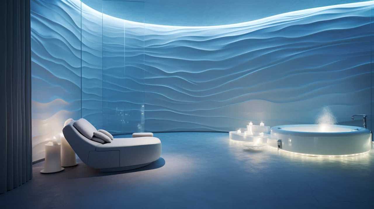 thorstenmeyer Create an image of a serene spa room with a sleek 20f95e4b 5da3 49e0 be24 ecee2ab75845 IP385639 12