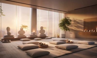 thorstenmeyer Create an image of a serene wellness centre with e05b64fc 80e9 4f8c a17a f867d4b43bfe IP385625 14