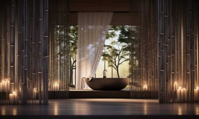 thorstenmeyer Create an image of a tranquil spa room with soft 96e8d51e b0ac 4b00 b9c7 6bc9dc586396 IP385621 15