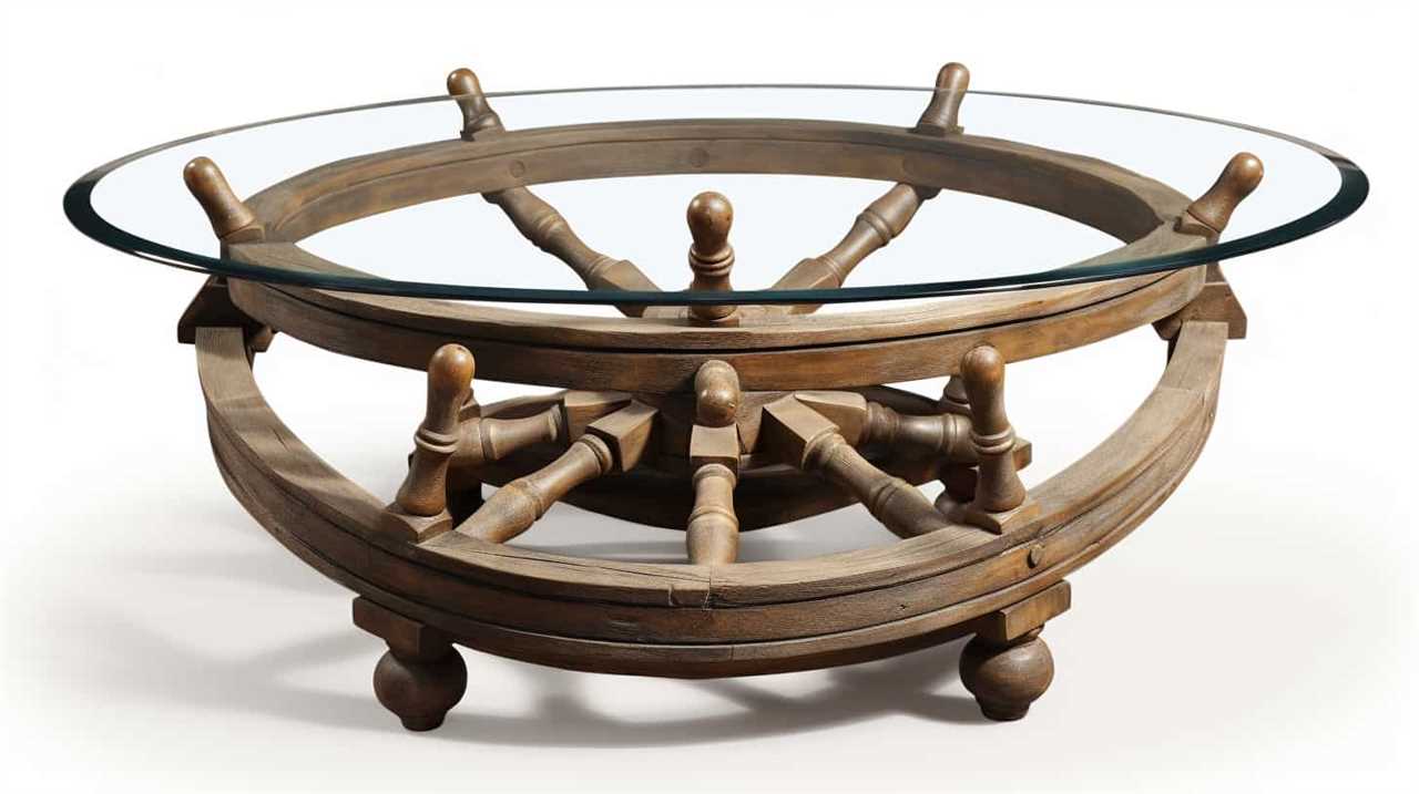 outdoor ship wheel