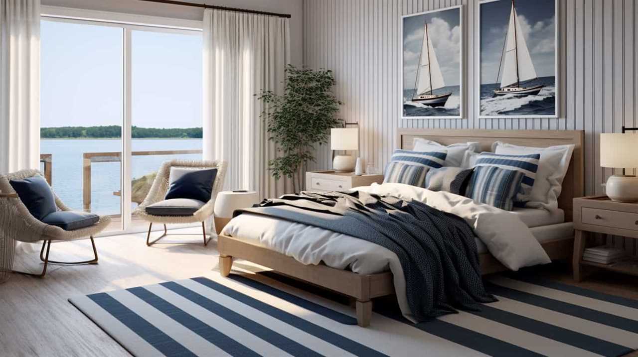 nautical stripe bedding
