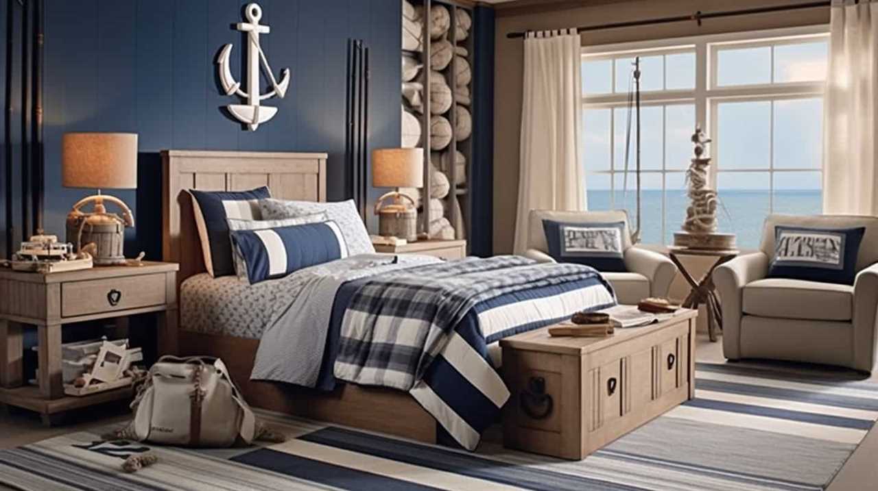 high end nautical bedding