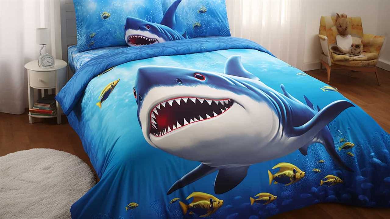 boy shark bedding