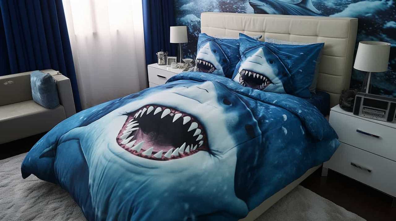 boy shark bedding