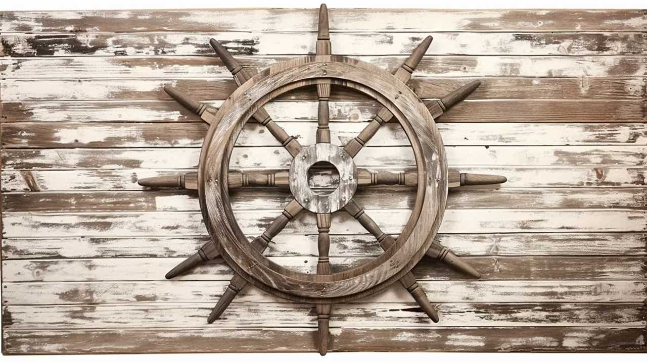 outdoor ship wheel