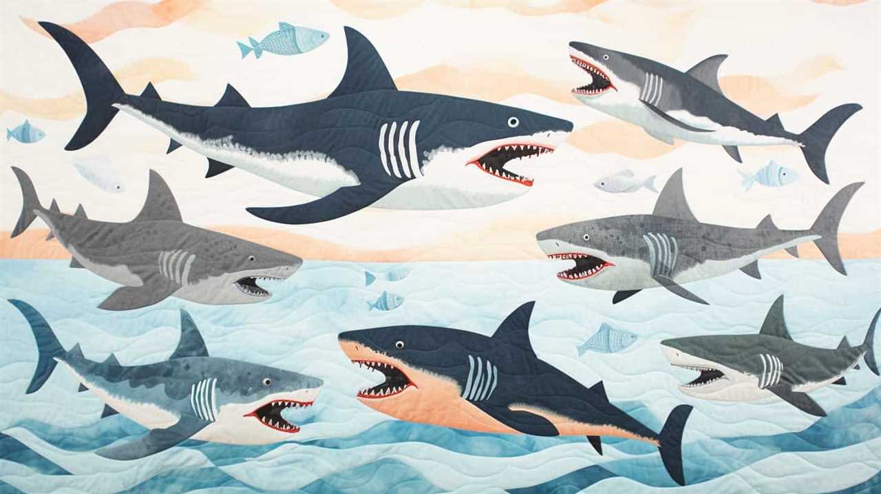 shark fabric panels for quilting