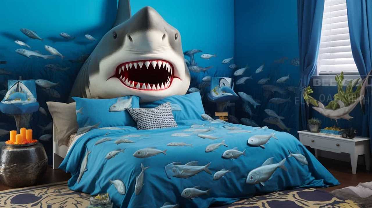 queen size shark bedding