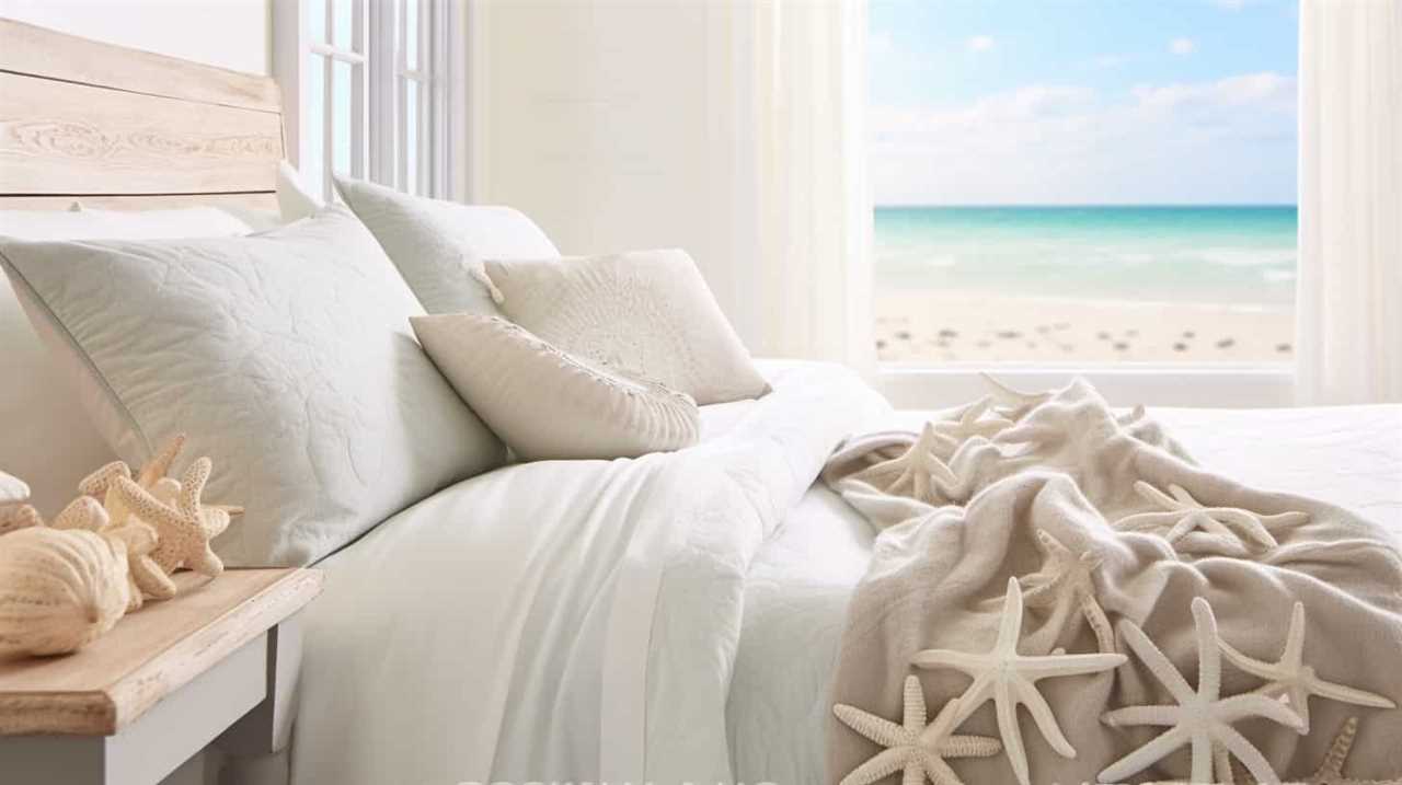 thorstenmeyer Create an image that showcases a cozy coastal bed 13610baf 1a45 4b9b a741 97ff88e2d14b IP404066
