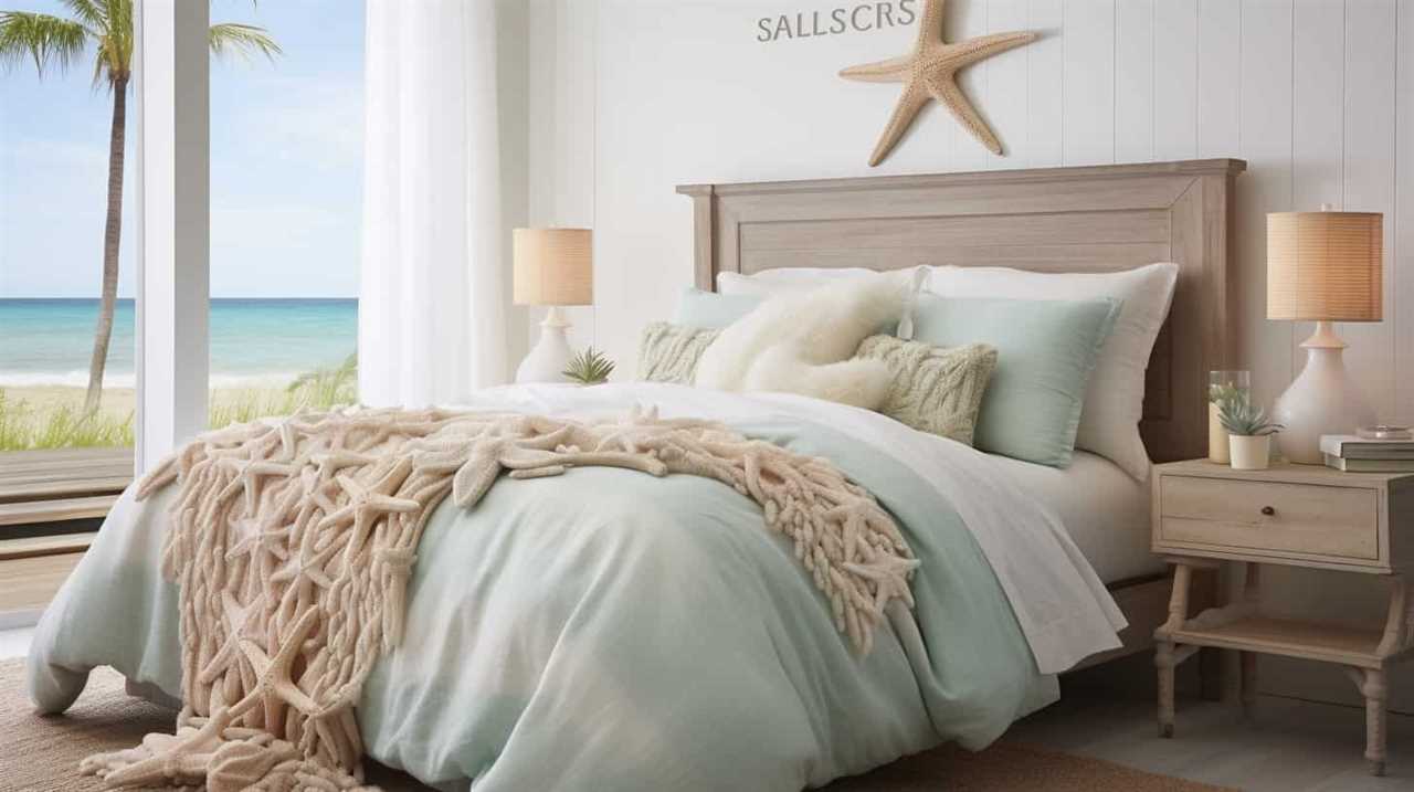 thorstenmeyer Create an image that showcases a cozy coastal bed 81e0059e 9711 40f8 a62b ade769b35d73 IP403792 2