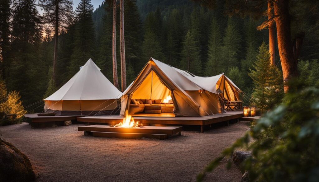 glamping in breathtaking landscapes