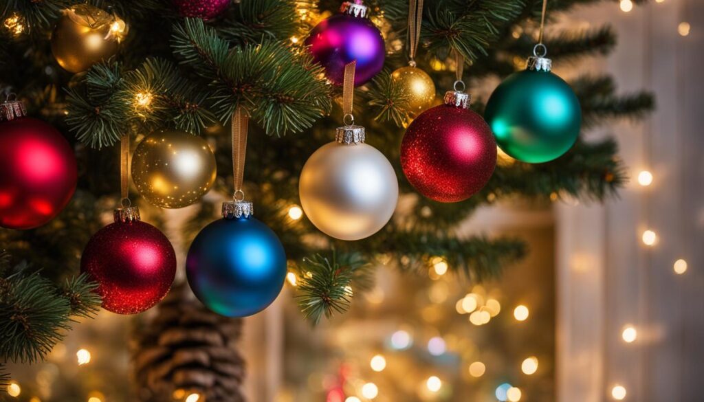 glass Christmas tree ornaments