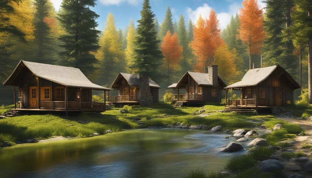 rustic cabins