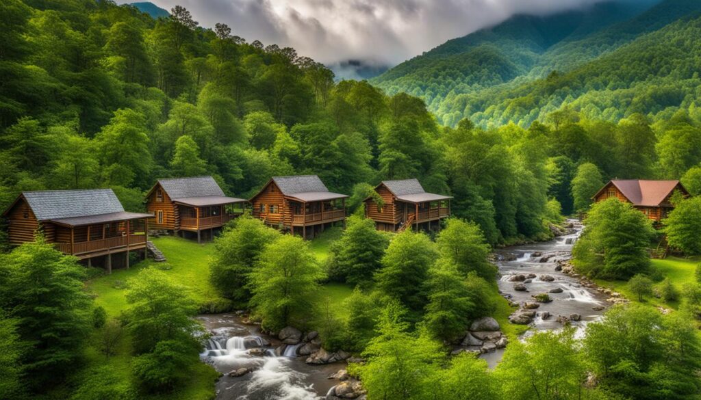 secluded cabins in the Smoky Mountains