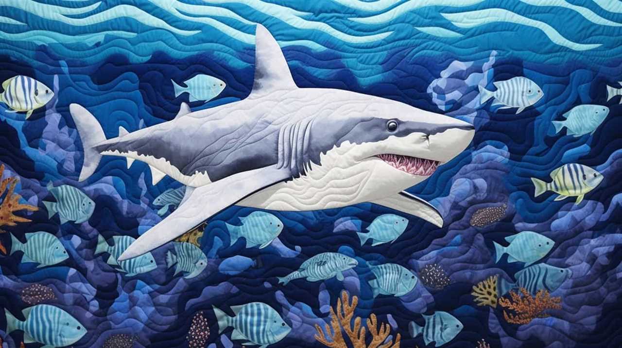 shark fabric panels for quilting