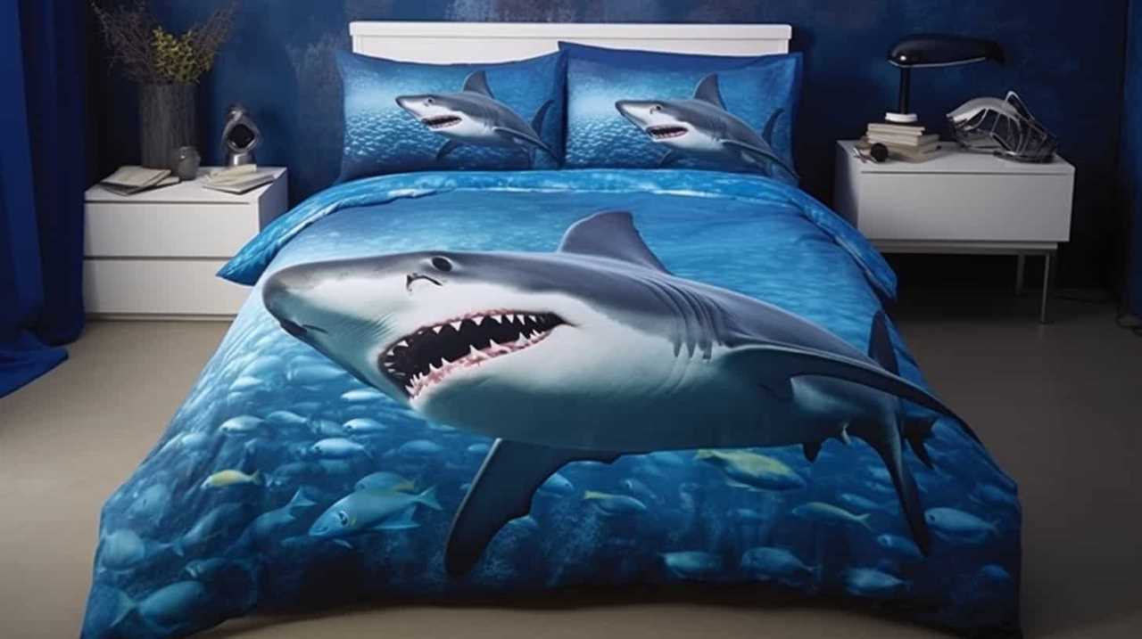 shark bedding full
