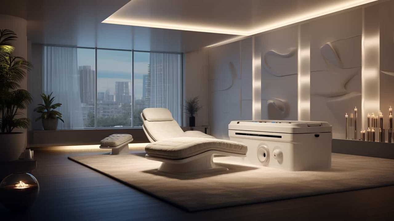 thorstenmeyer Design an image showcasing a spa room with strate 4009e3e4 3060 4b45 a5df 76aa33fd8dd0 IP385704