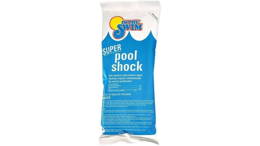 12 bags of pool shock