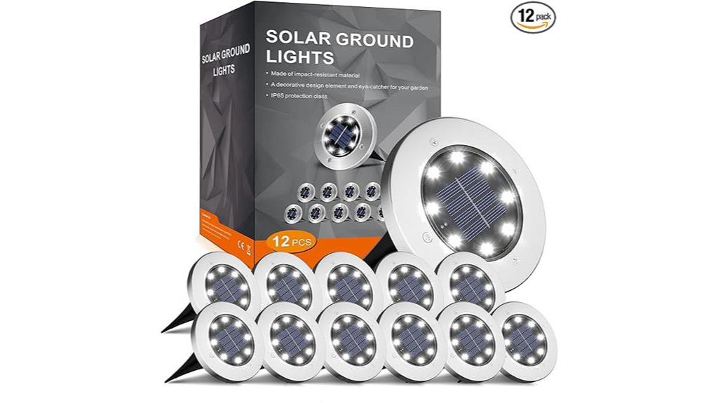 12 pack of outside solar lights