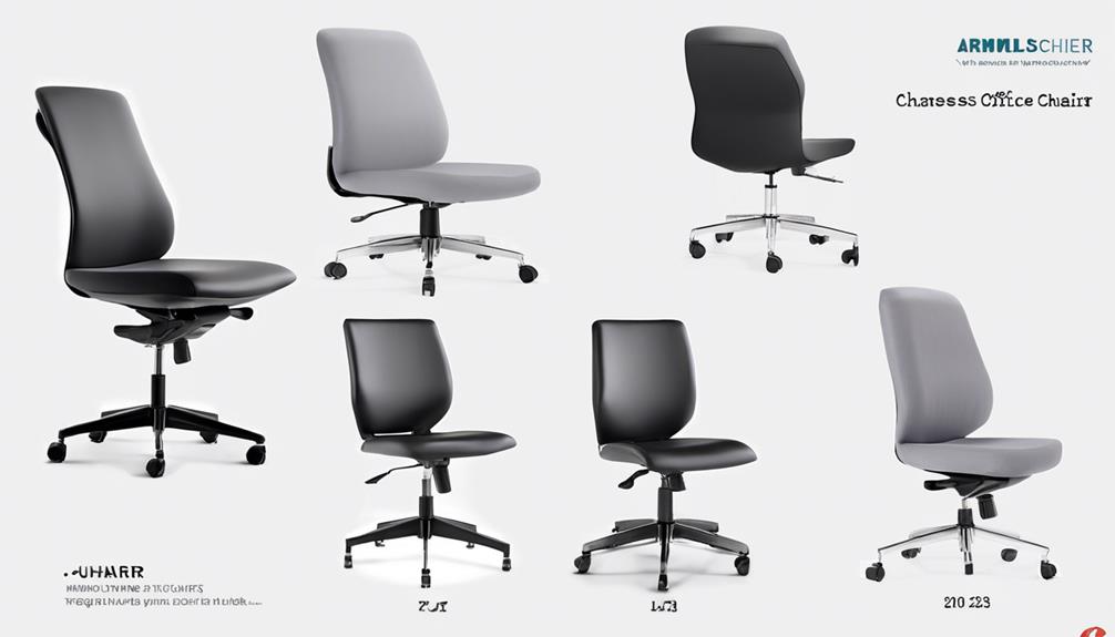 15 Best Armless Office Chairs for Comfort and Style in 2023 IM