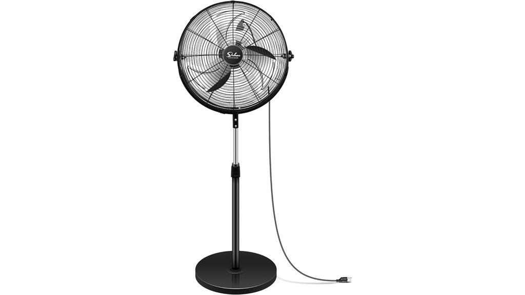 18 inch pedestal standing fan