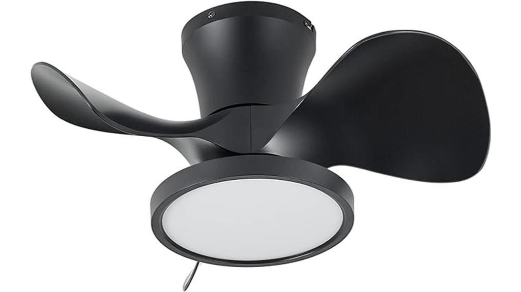 22 inch led light ceiling fan