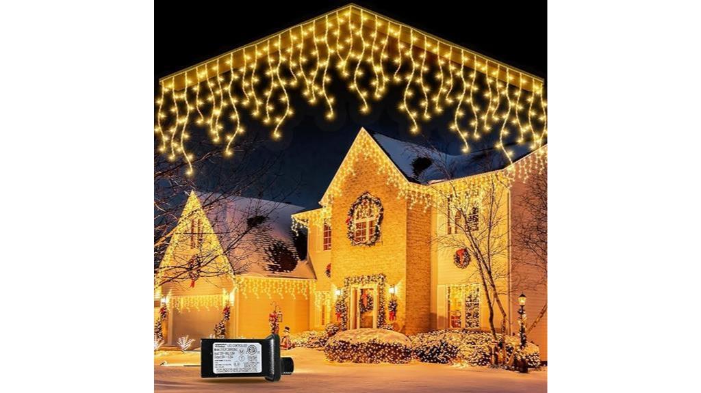 32 8ft 400led outdoor curtain string lights
