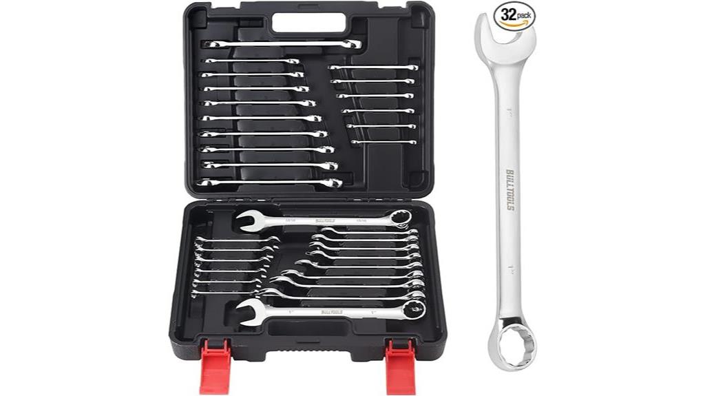 32 piece combination wrench set