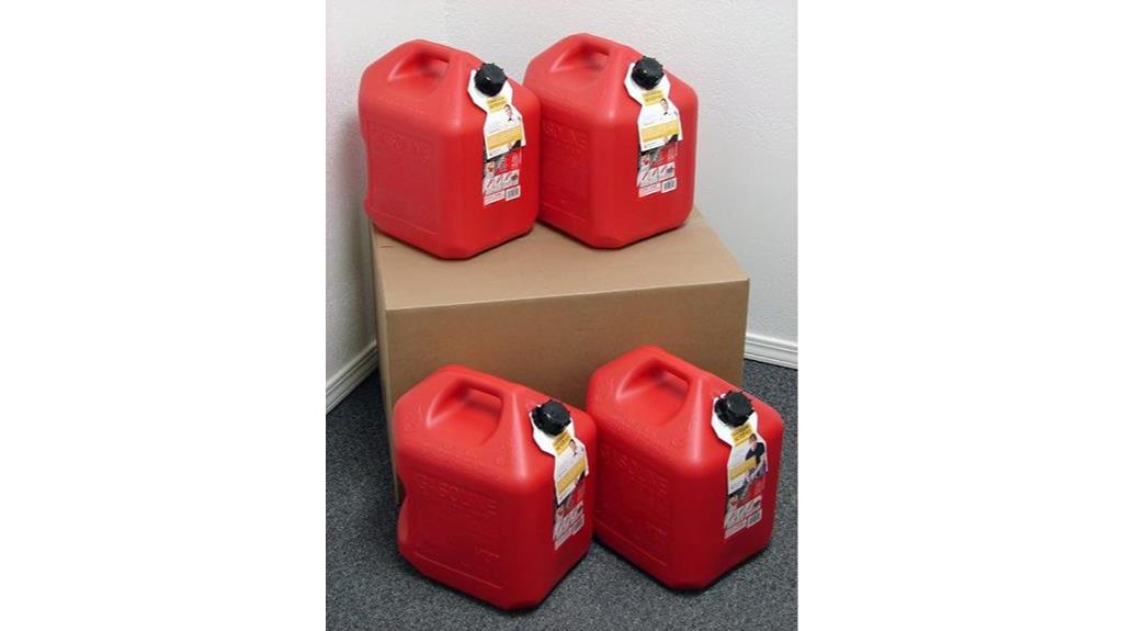5 gallon spill proof gas can
