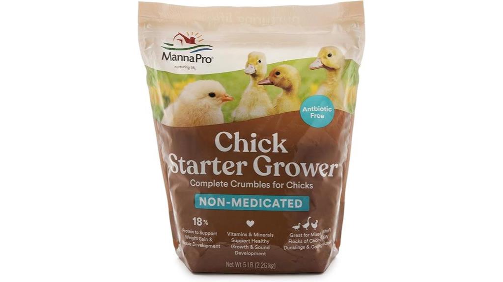 5 pound bag of chick starter food