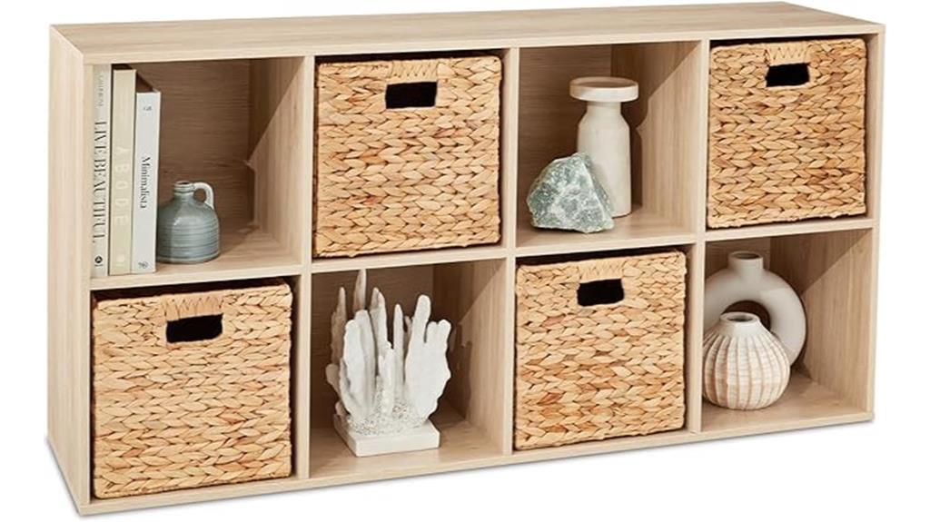 8 cube storage shelf organizer