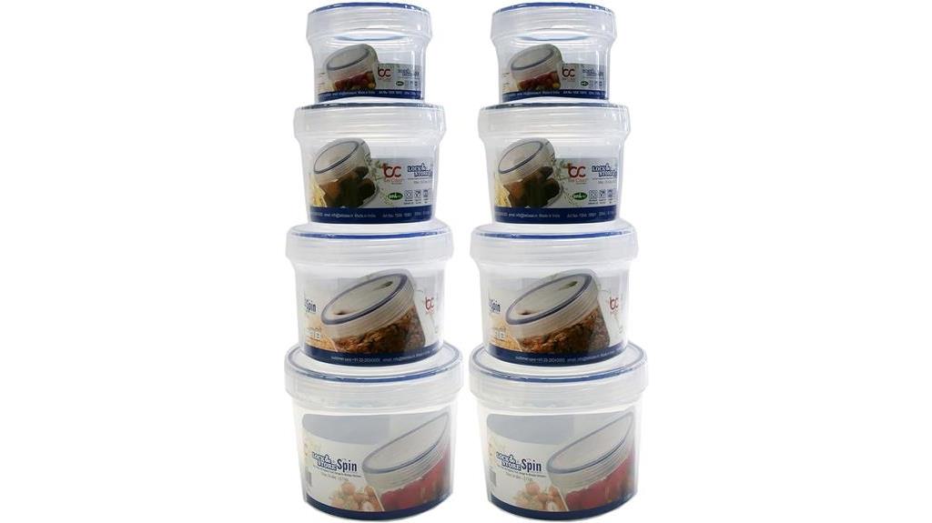 8 lock store containers