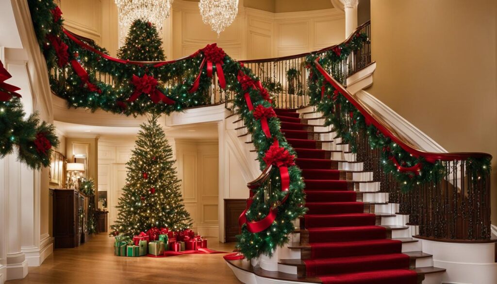 Christmas Decorations for Stairs