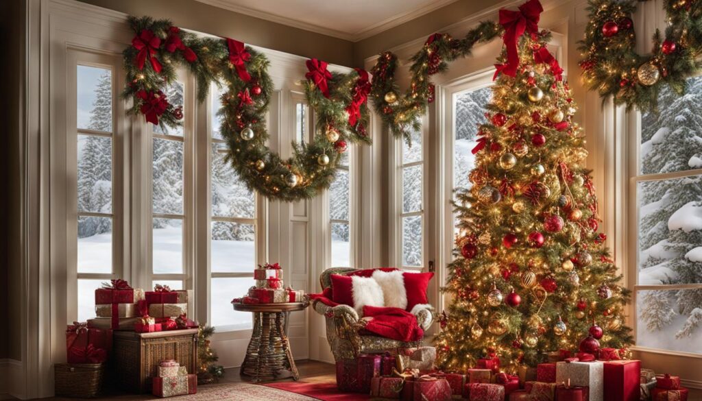Modern Window Christmas Tree