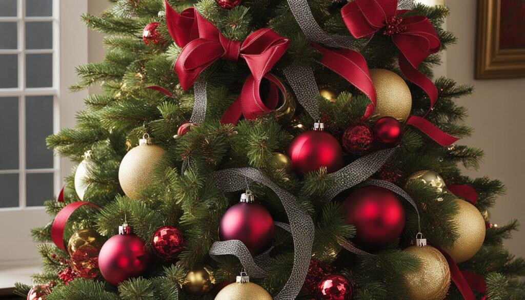 Ribbon trends for Christmas tree decoration