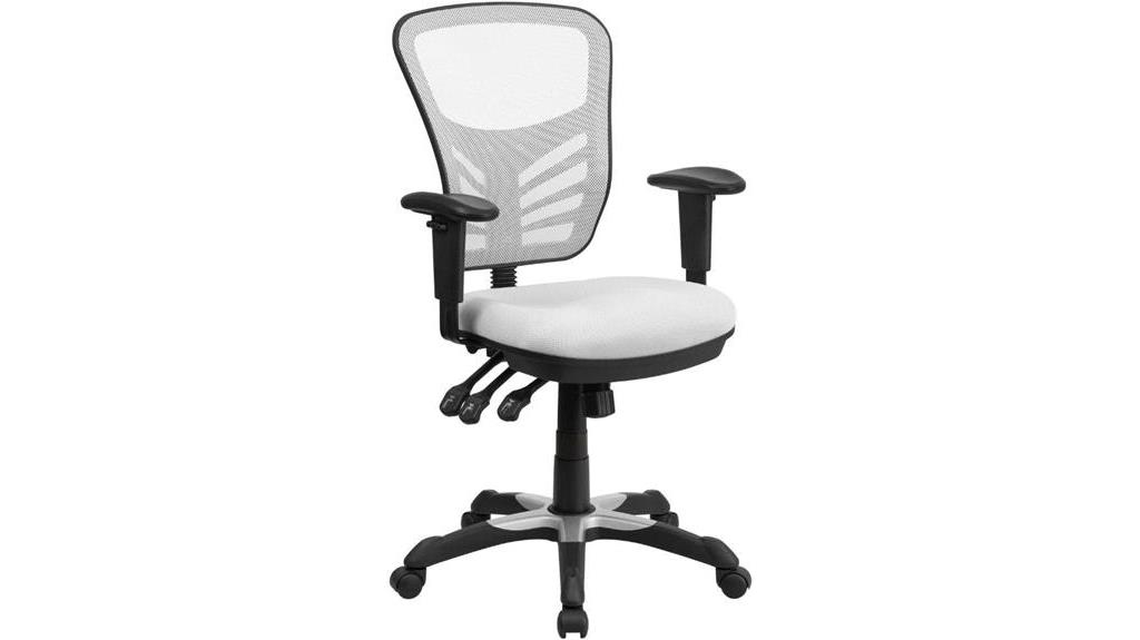 adjustable arm office chair