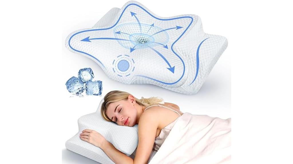 adjustable memory foam neck pillow
