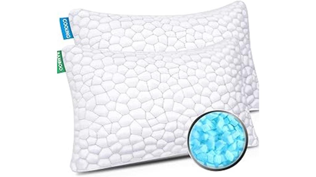 adjustable memory foam pillows